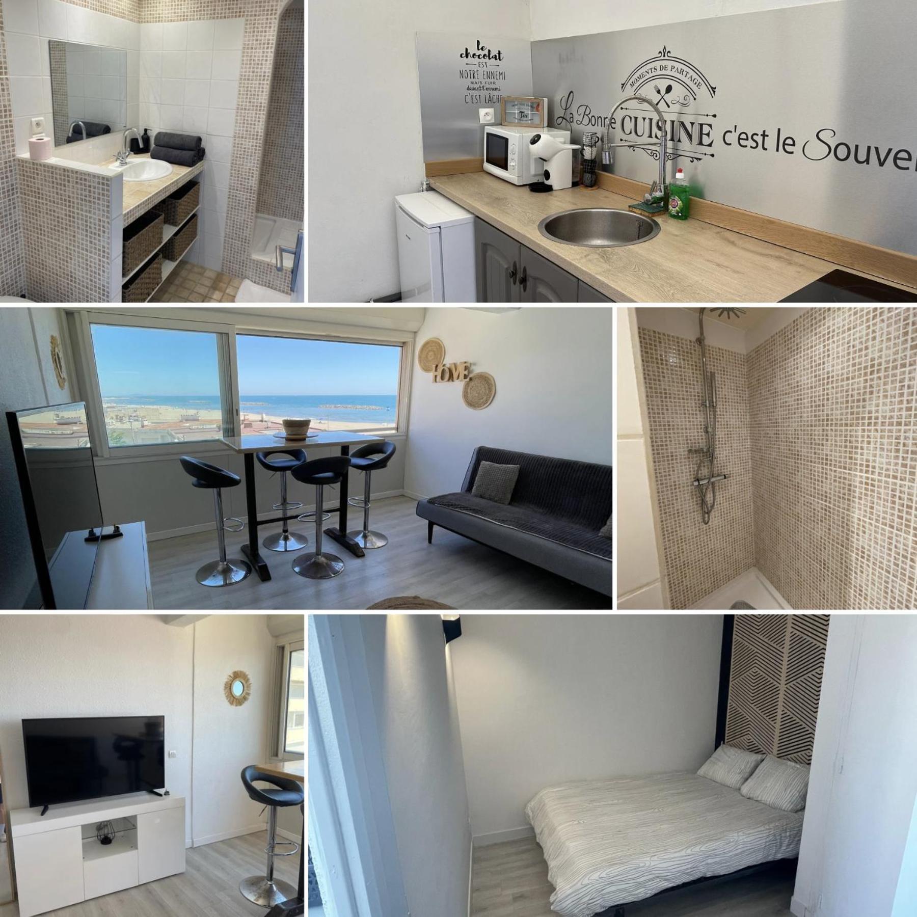 Superbe Appartement Vue Sur Mer Valras-Plage Ngoại thất bức ảnh
