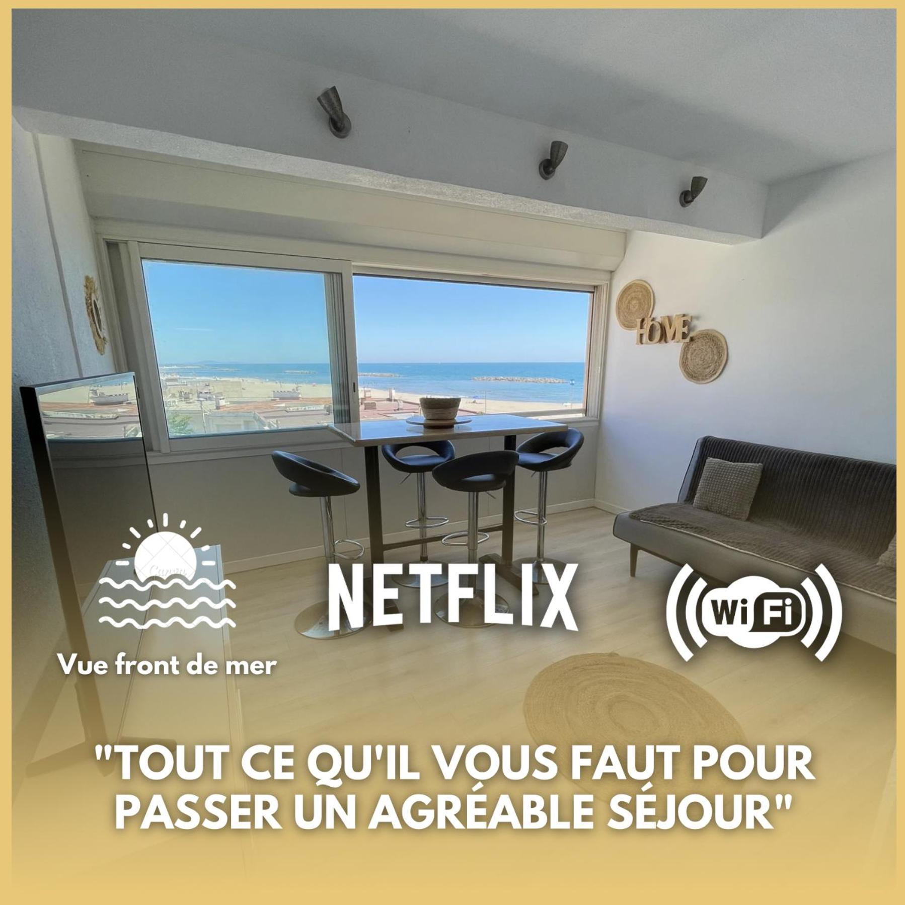 Superbe Appartement Vue Sur Mer Valras-Plage Ngoại thất bức ảnh